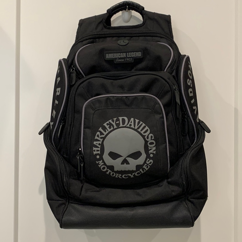 Harley-Davidson Willie G Skull Six Pocket Backpack